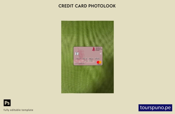 listo para imprimir Hawaii, plantilla frontal de aspecto fotográfico de masterca